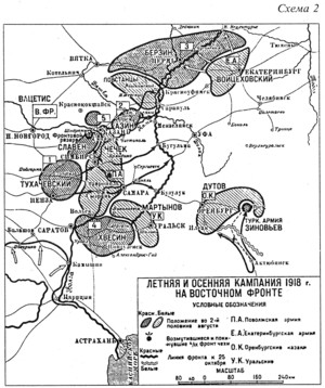 Летняя и осенняя кампания 1918 года на Восточном фронте